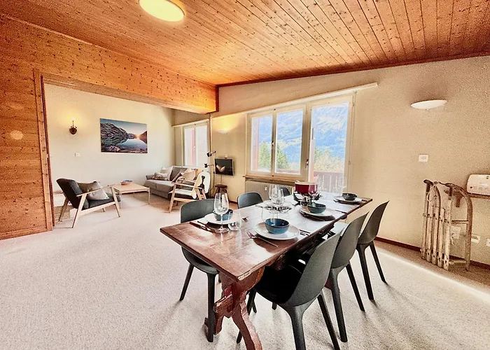 Lägenhet Jungfraujoch, In&out, Wengen, Valley View *